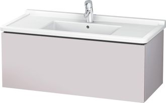 Duravit Duravit L-cube Mueble De Pared, 1 Extra&iacute;ble, 1020mm, Para Starck 3, Color: Blanco Lila Seda Laca Mate - Lc616608787