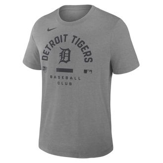 Nike Detroit Tigers Authentic Collection Early Work Nike Mens Dri-FIT MLB T-Shirt in Grey | 034J06GDG-HXK