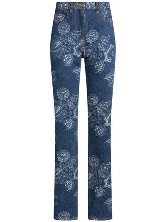 Etro Jeans With Jacquard Effect