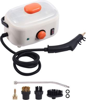 OEM Limpiador A Vapor Port&aacute;til De 2500 W, Dep&oacute;sito De Agua De 2 L, Alta Temperatura, M&aacute;quina De Lavado A Presi&oacute;n De 3 Bares Con Cabezales De Cepillo Para 