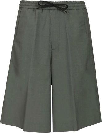 Nine In The Morning Basil Shorts - Heren - Korte Broeken - Groen - W28 - Wol - Korte Broeken