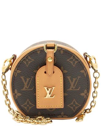 Louis Vuitton Monogram Boite Chapeau Necklace Bag (Authentic Pre-Loved)