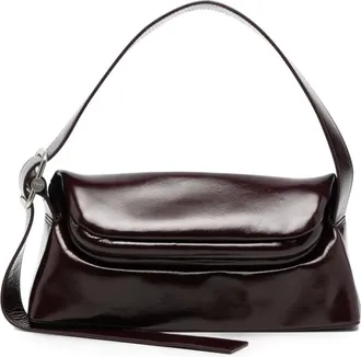 Osoi Osoi, Tassen, Dames, Rood, ONE Size, Leer, Omslag Schoudertas