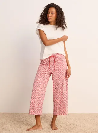 Miiyu Womens Soothing tone pyjama capri pant