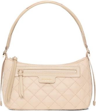 MZ Wallace Small Park Quilted Nylon Shoulder Bag in Buff at Nordstrom