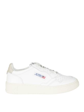 Autry White Medalist Low Leather Sneakers