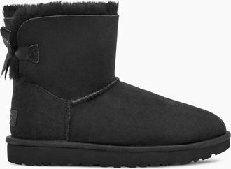 UGG Womens Mini Bailey Bow Boot In Black