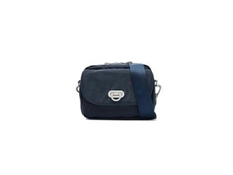 Baggallini Coastal Flip Lock Camera Bag Crossbody Cross Body Womens Handbags French Navy, Nylon