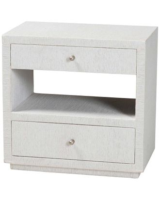 Baxton Studio Kai Grasscloth End Table