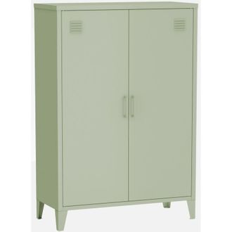 Sweeek C&oacute;moda/armario Industrial De Metal Con 2 Puertas