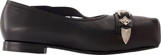 Toga Archives Aj1343 Ballerinas - Toga Pulla - Leather - Black