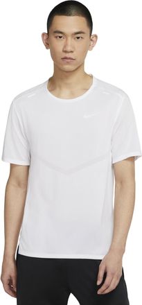 Nike Dri-fit Rise 365 Causual Sports Ventilate Round Collar T-Shirt Mens White CZ9185-100