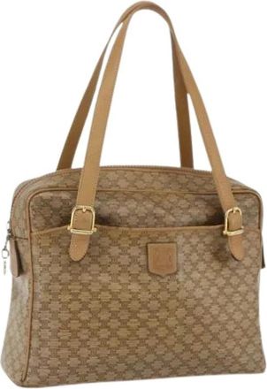 Celine Pre-owned Handbags, female, Beige, Size: ONE SIZE Pre-owned Vintage Handbag