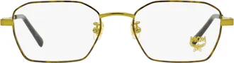 MCM MCM2130A Slender Geometric Metal Eyeglasses - Gold