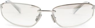 Miu Miu Eyewear Occhiali da sole Runway - Argento