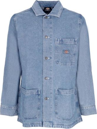 Dickies Denim Chore Coat - Heren - Spijkerjassen - Blauw - L - Denim - Jassen
