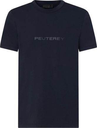 Peuterey New Otago T-shirt - Heren - T-shirts - Blauw - XL - Katoen - Tops