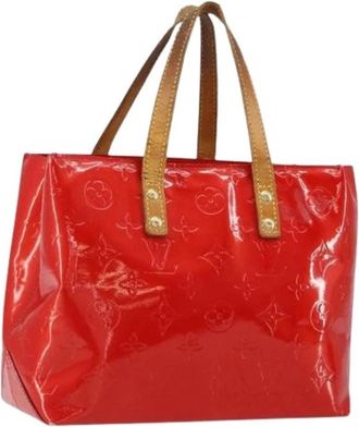 Louis Vuitton Pre-owned Handbag - Dames - Vintage Handtas - Rood - ONE Size - Leer - Vintage