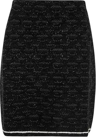 D.exterior Pattern Crystal Skirt