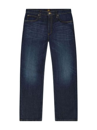 Lee Straight-Jeans LEE Lee Jeans West, Herren, Gr. 29, L&auml;nge 30, blau, Obermaterial: 71% Baumwolle CO. 29% Elastomultiester ELE., Jeans Straight-Jeans