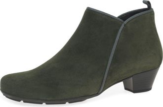 Gabor Trudy Womens Ankle Boots 6 UK Verde Bosco