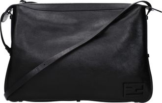 Fendi Umh&auml;ngetaschen Simply Donna aus schwarzem Leder