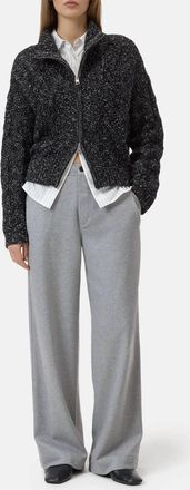 Closed Wrenna Wide Pants In Light Grey Melange