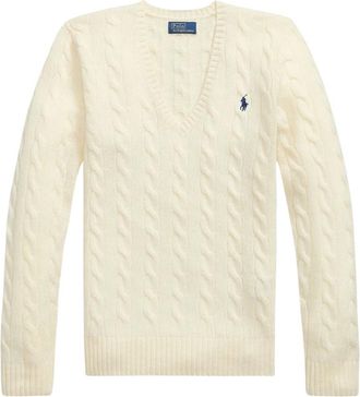 Ralph Lauren Dames, Truien, Beige, Maat: L Wol