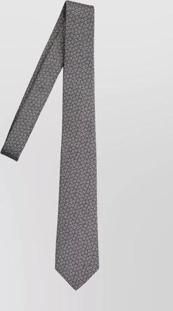 Gucci jacquard silk slim tie patterned design