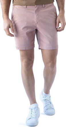 DEVIL-DOG Dungarees 7-Inch Performance Stretch Chino Shorts in Dusty Mauve at Nordstrom, Size 30