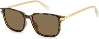 Polaroid Polarized Brown Square Mens Sunglasses PLD 4169/G/S/X 0086/SP 54