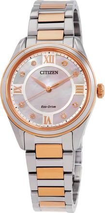Citizen Arezzo Eco-Drive White Dial Ladies Watch EM0876-51D