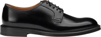 Doucal's Leren Derby Veterschoen - Heren - Nette schoenen - Zwart - 44 EU - Leer - Schoenen