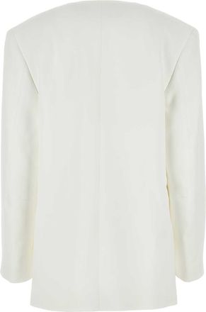 Jil Sander Womens Gilet Blazer White Viscose Blazers