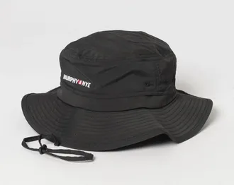 Murphy & Nye Cappello da pescatore in tessuto tecnico con logo e coulisse