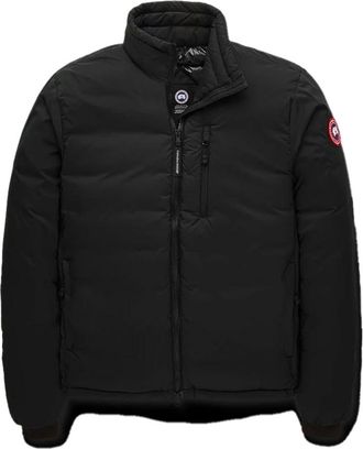 Canada Goose Winter Jackets, male, Black, XL, Lodge Jacket