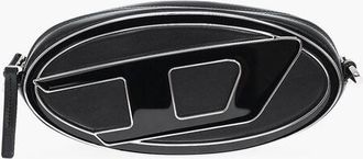 Diesel Leather Shoulder Bag With Oval-D Metal Monogram size One Size