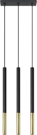 Sollux Lighting Design Pendellampe Mozaica 3-Flammig (linear), Gold