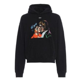 Off-white Kiss Printing Black OMBB037R19B970031088