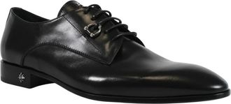 John Richmond Elegante veterschoen met verfijnd design - Heren - Nette schoenen - Zwart - 44 1/2 EU - Schoenen