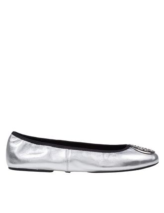 Tory Burch Metallic Nappa Ballerina Flats