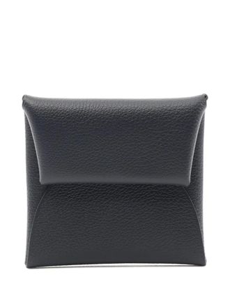 Hermès 2023 Bastia coin purse - women - Calf Leather - One Size - Blue