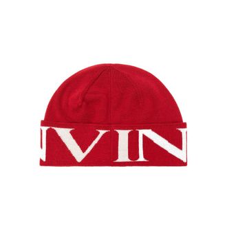 Lanvin Womens Multicolor Wool Beanie Accessory