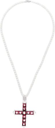 Darkai Diana faux-pearls necklace - Zilver