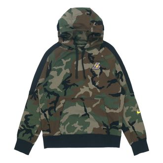 Nike Lakers Pullover Camouflage Green BQ5030-222