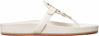 Tory Burch Miller Cloud leather sandals - women - Leather - 9 - White