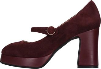 Roberto Festa Milano Kangra Suede Pomp - Dames - Pumps - Rood - 40 EU - Leer - Schoenen