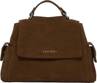 Orciani Sveva Cargo Small - Dames - Handtassen - Bruin - ONE Size - Leer - Tassen