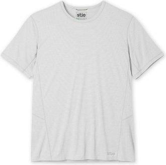 Stio | Mens Lucent Tee Shirt Short Sleeve, Size Extra Large in Quiet Grey Heather