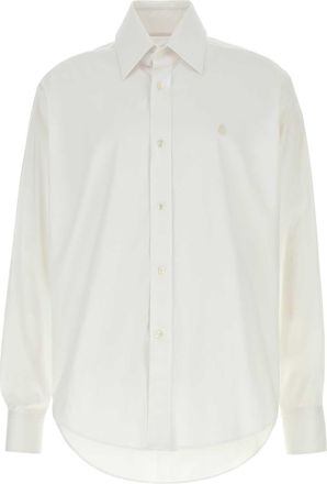 Alexander McQueen Alexander Mcqueen White Poplin Shirt